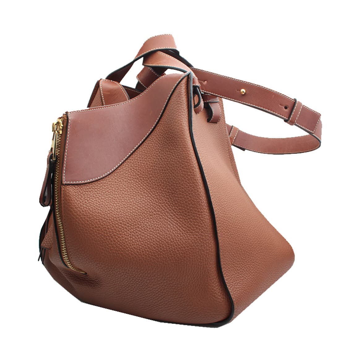 로에베 브라운 해먹 미듐 숄더 겸 토트백 상품이미지2