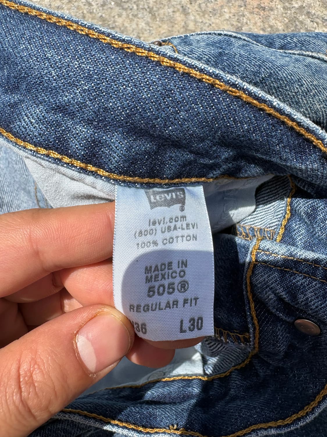 00s 리바이스 505 데님팬츠 상품이미지5