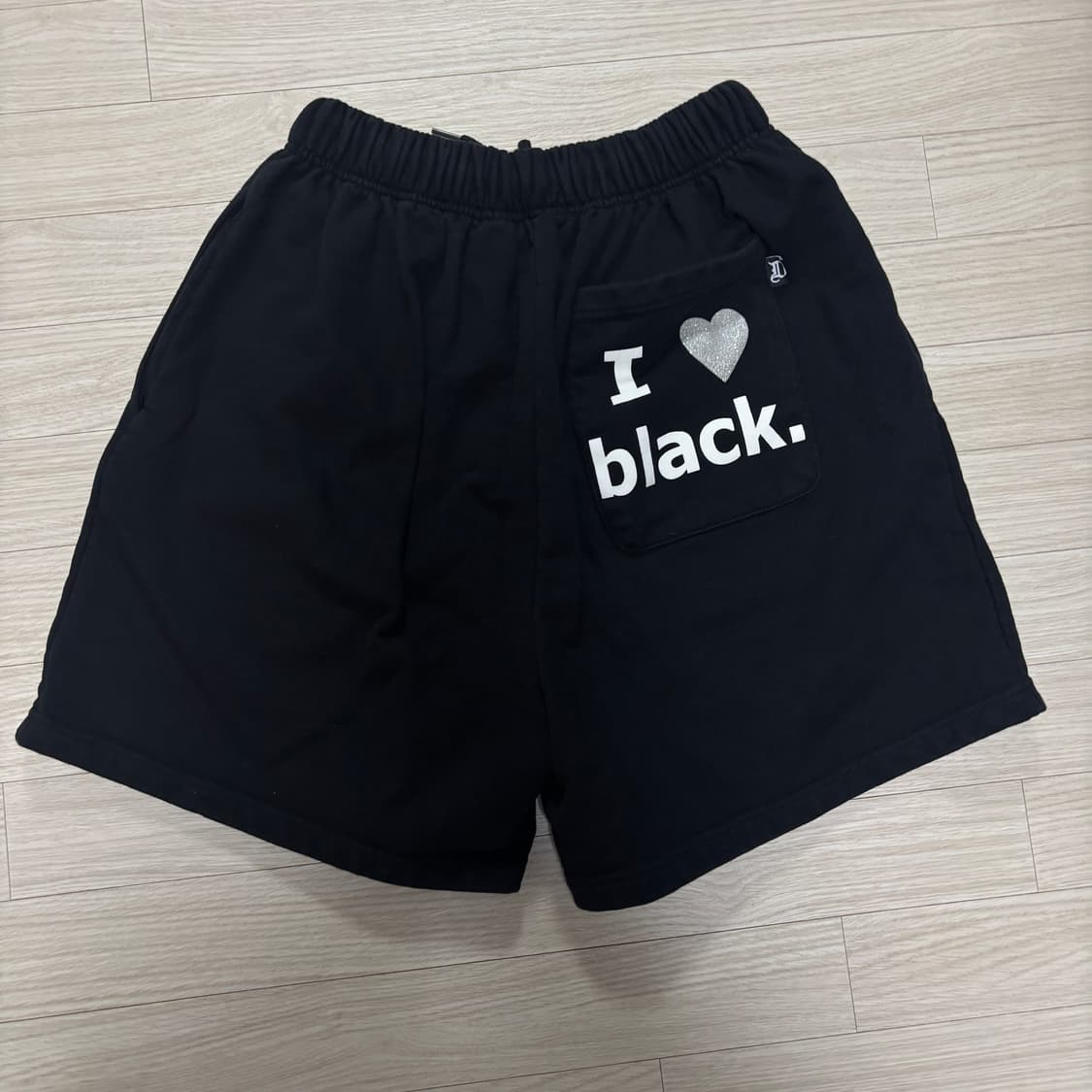 오도어 아이 러브 블랙 팬츠 상품이미지9