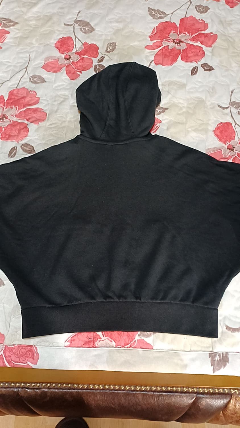 아디다스 오버핏 크롭후드집업 85 여성55 가슴67 기장50 상품이미지5