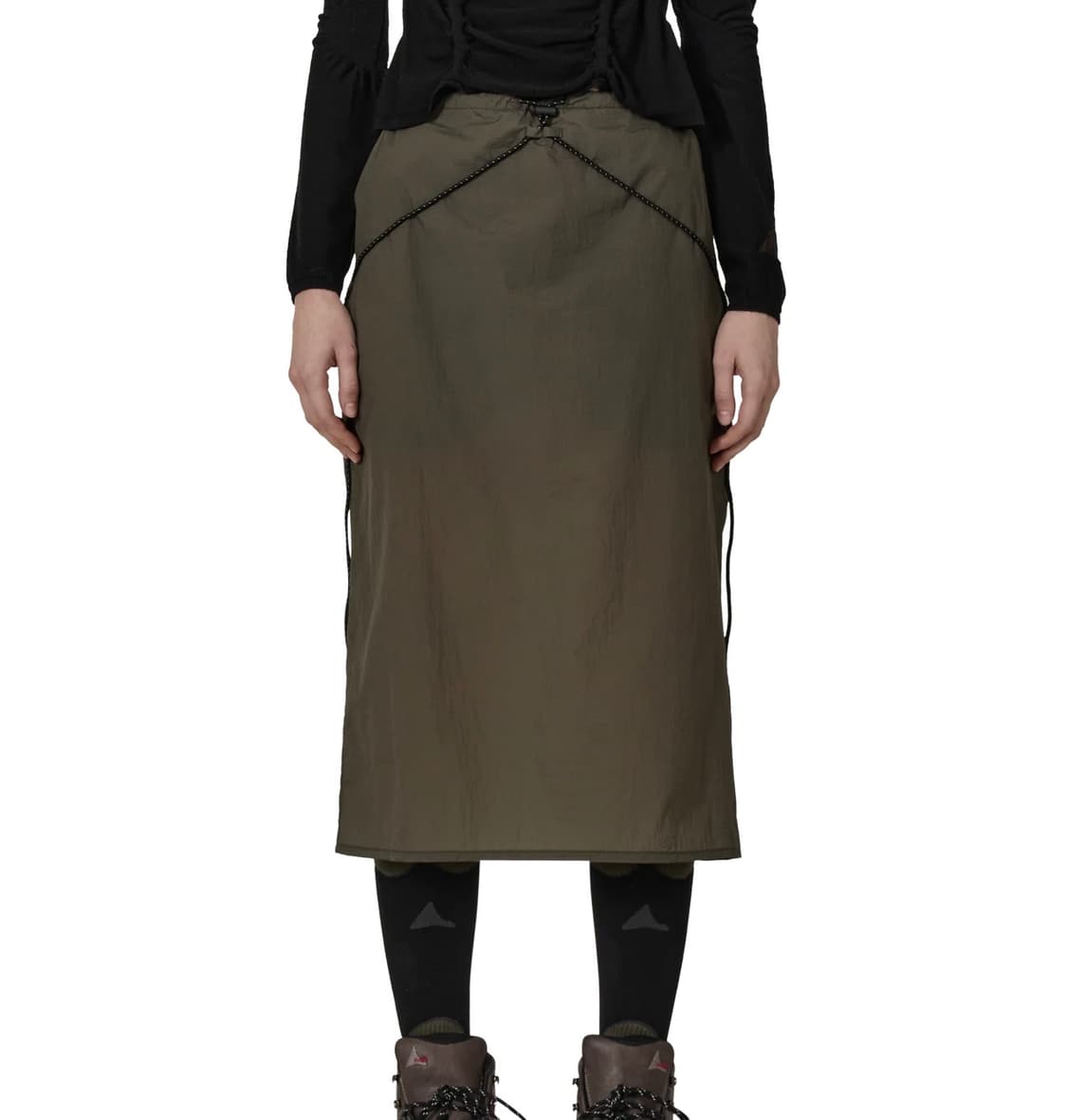 [XS,S,M]로아 하이킹 25fw Gly See Through 스커트 상품이미지1