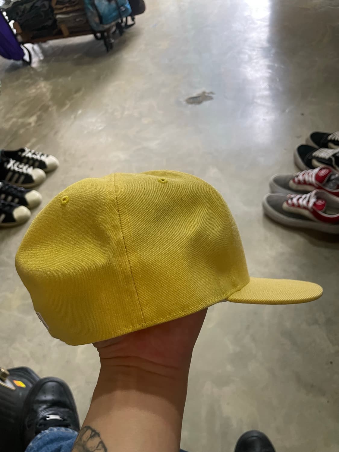 뉴에라 뉴욕양키스 옐로우 made in usa 7 1/2 (60cm) 상품이미지5