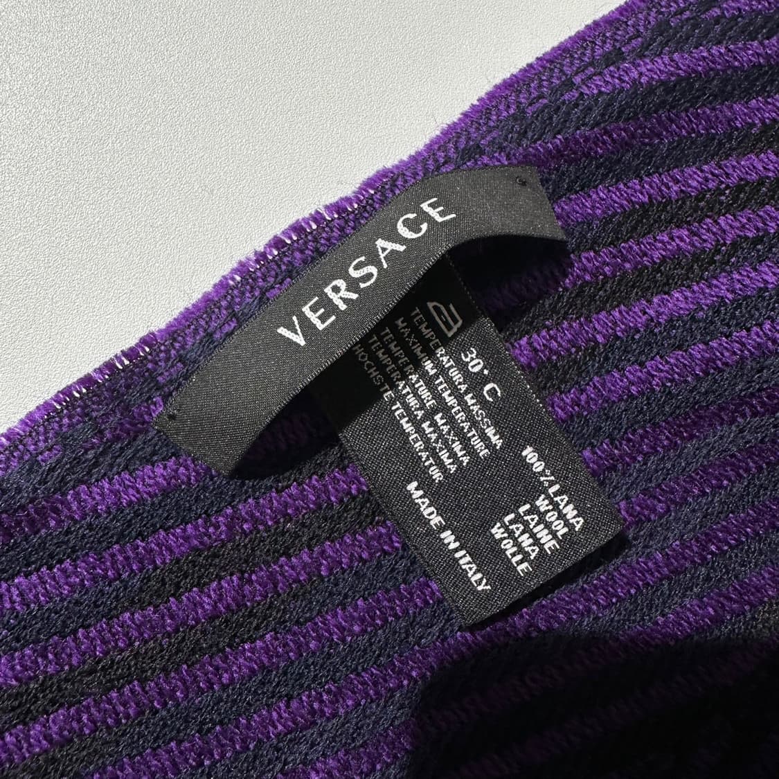 베르사체 리버시블 메두사 울 머플러 목도리 상품이미지7