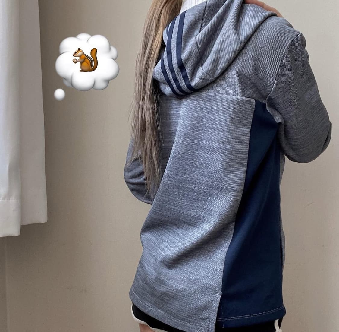 아디다스 네이비 후드 져지 상품이미지2