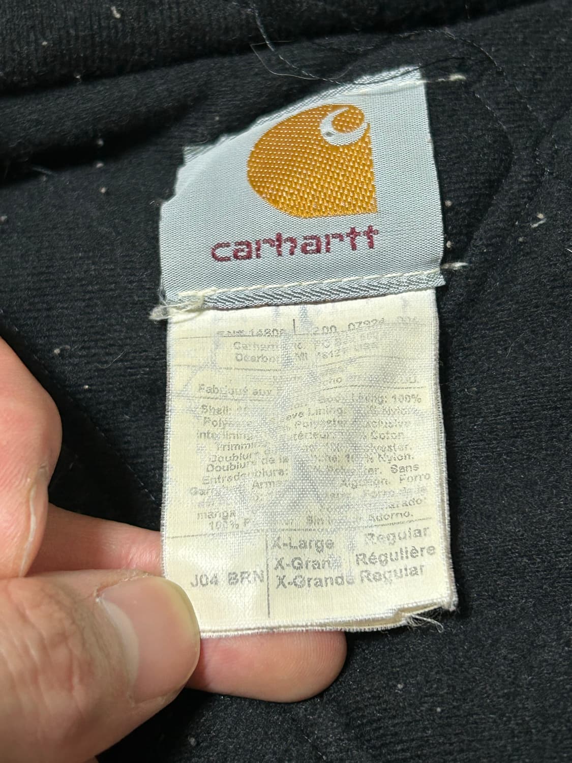 빈티지 칼하트 j04 덕 액티브 자켓 브라운 상품이미지7