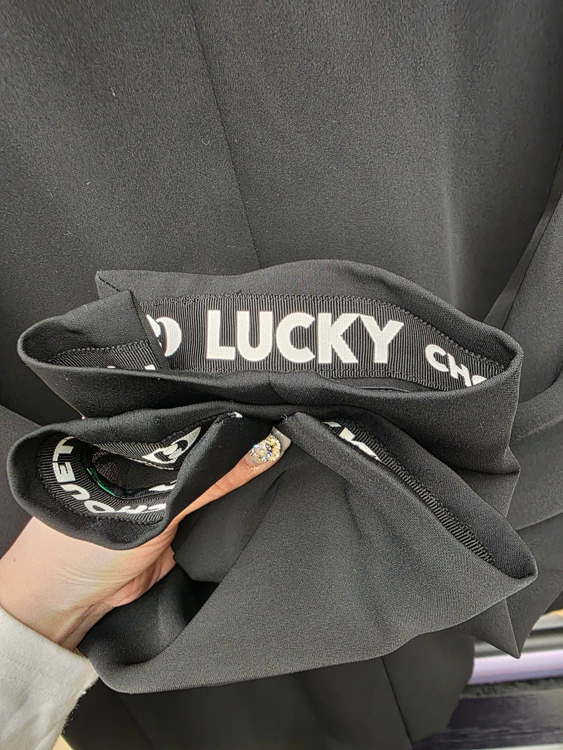 럭키 슈에뜨 싱글자켓 블랙 36 상품이미지4