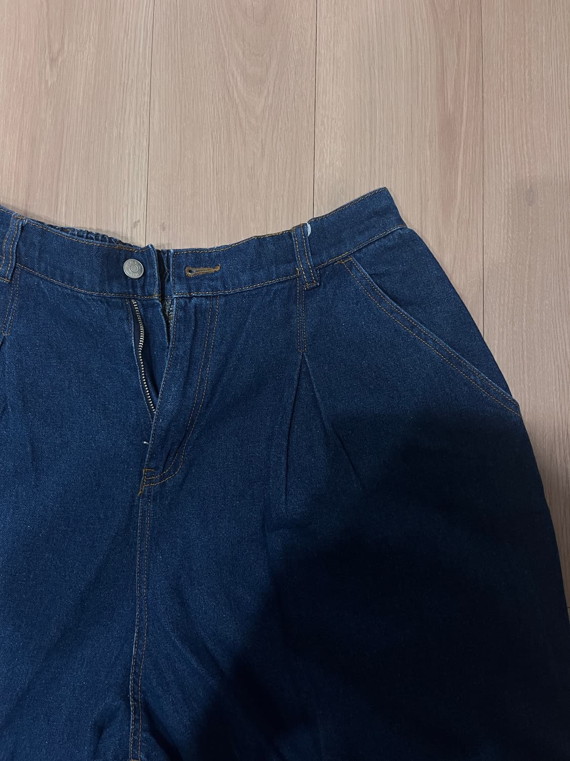 Soulberry 빈티지 벌룬핏 밴딩 데님 팬츠 (30~) 상품이미지1