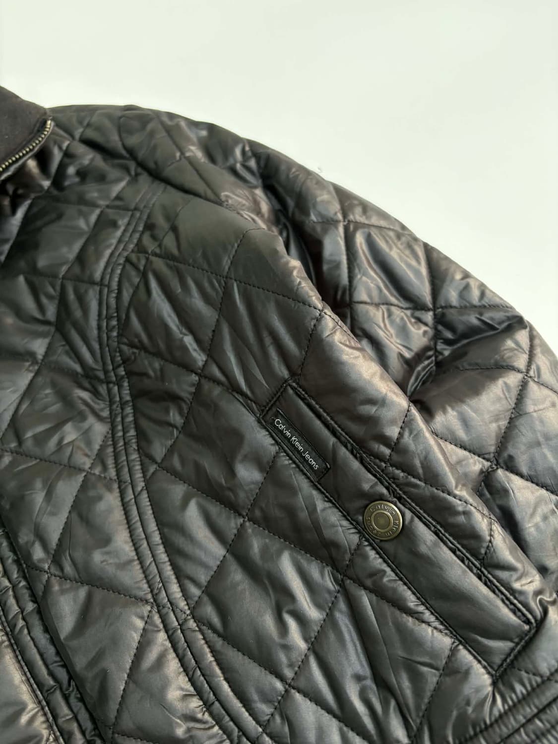 [M] 캘빈클라인 진스 00s 퀄팅 자켓 상품이미지8