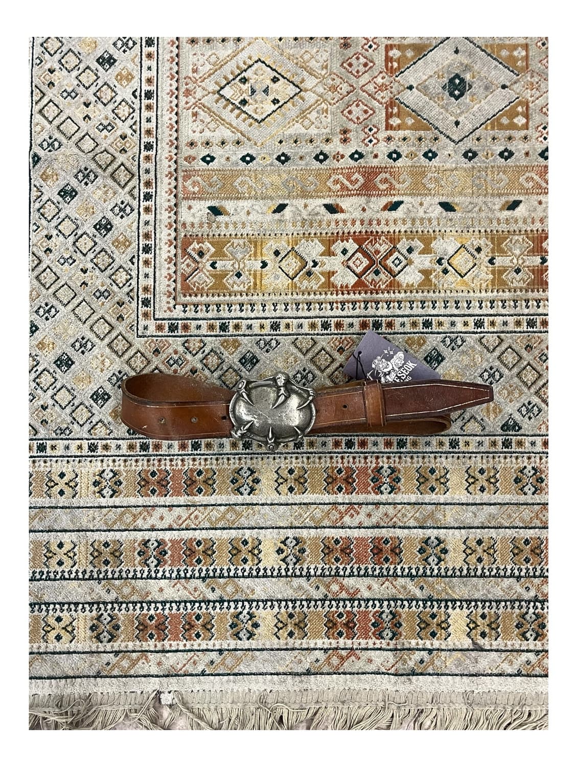 빈티지 레더 벨트 브라운 #csz3030 상품이미지1