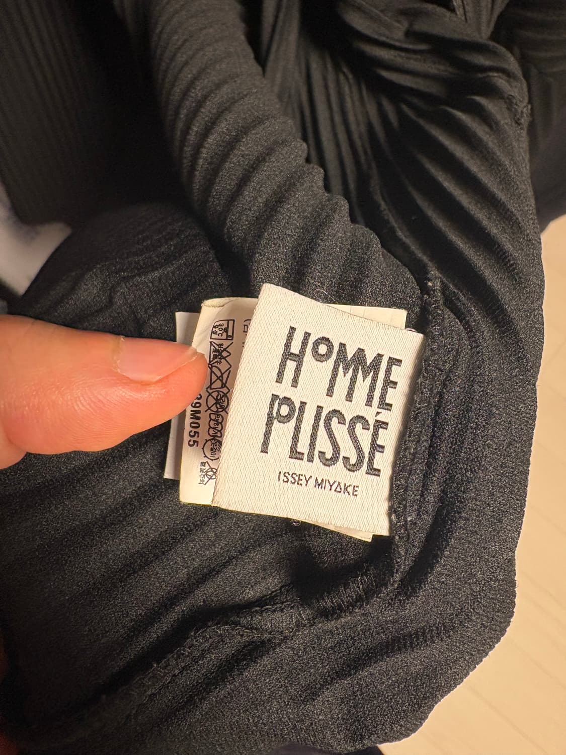 옴므플리세 후드집업 jl106 블랙 4사이즈 상품이미지6