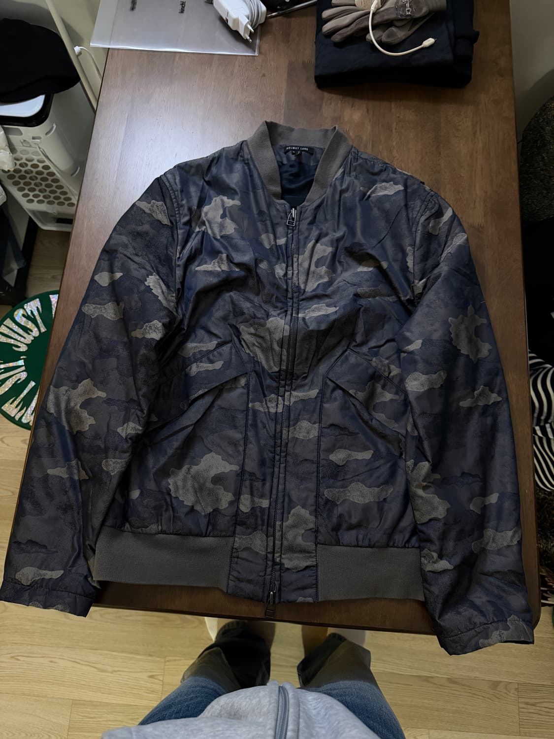 xl) helmut lang 헬무트 렝 카모 봄버  상품이미지1