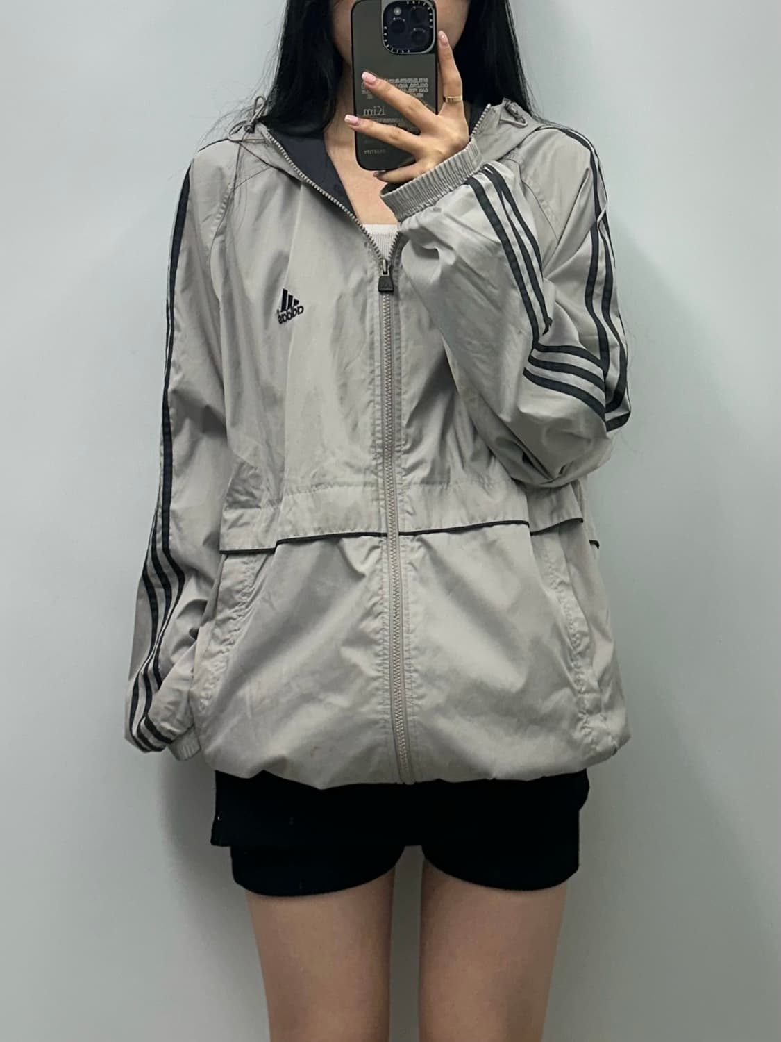 00s 아디다스 스틸 그레이 바람막이 상품이미지1
