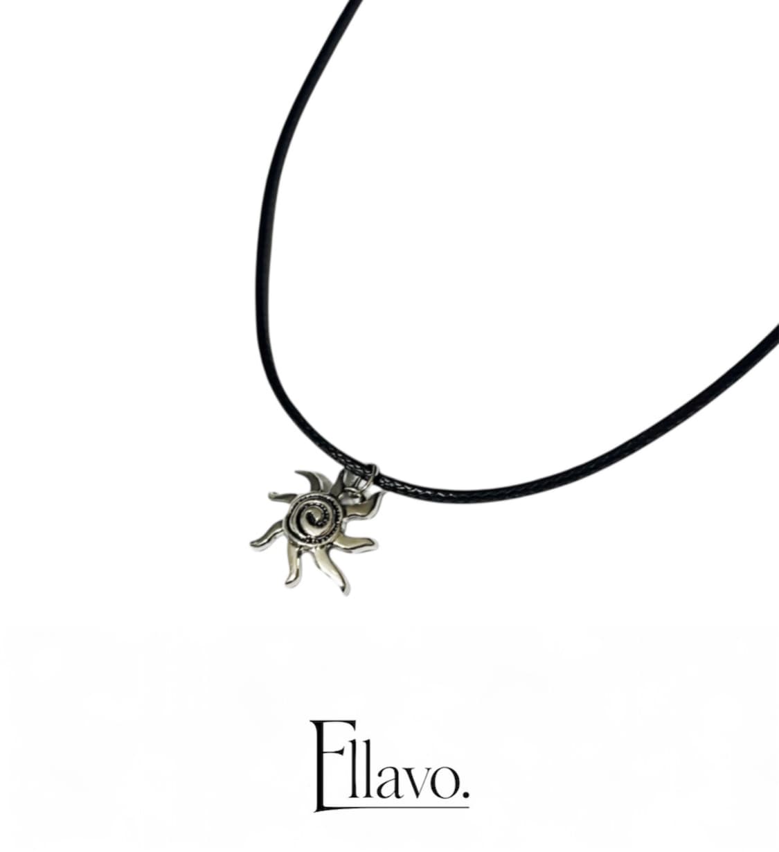 Ellavo sunstone rope necklace 상품이미지3