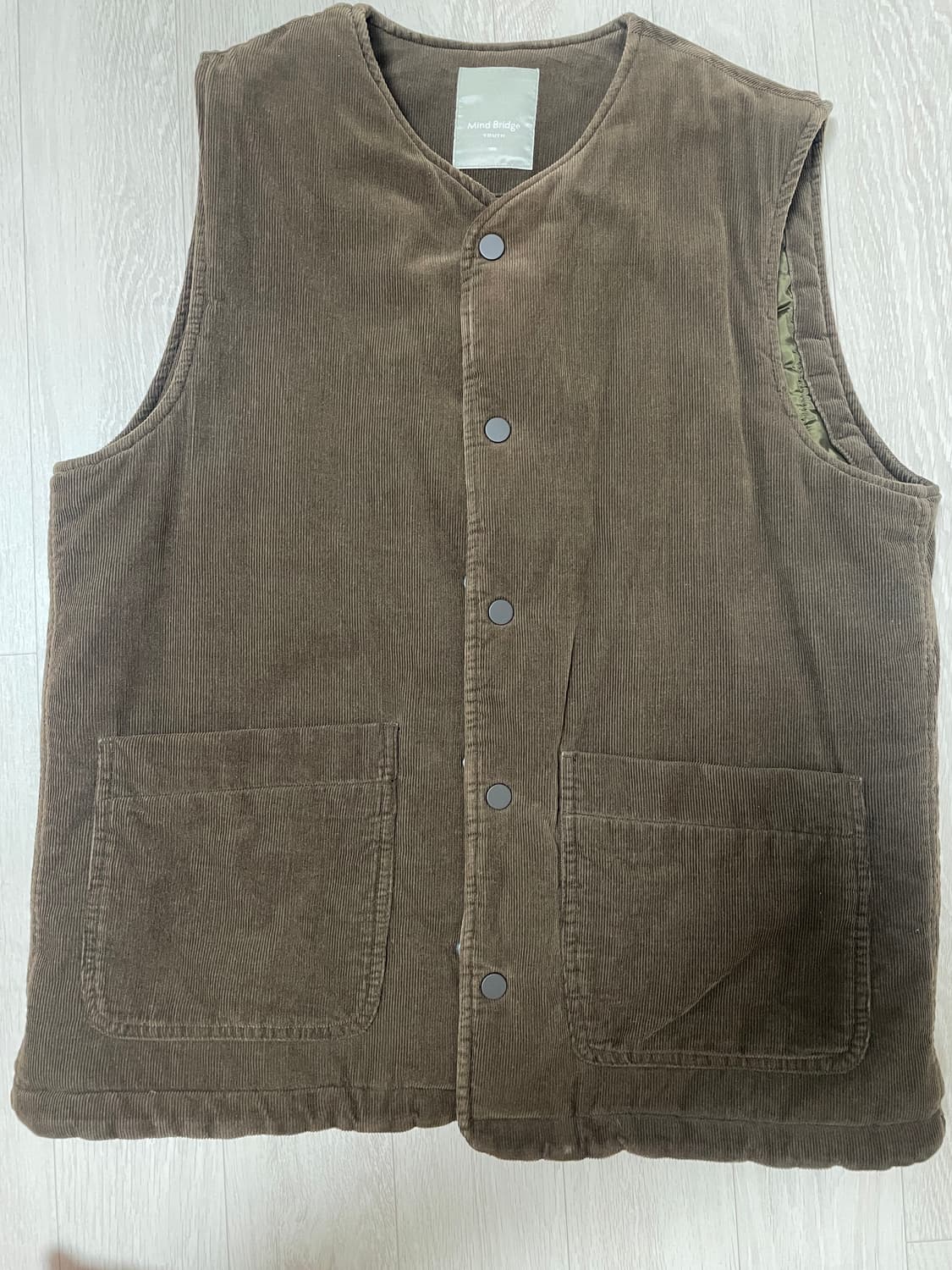 마인드브릿지 코듀로이패딩조끼, UGIZ 퀄팅조끼 100 라지 L 상품이미지1