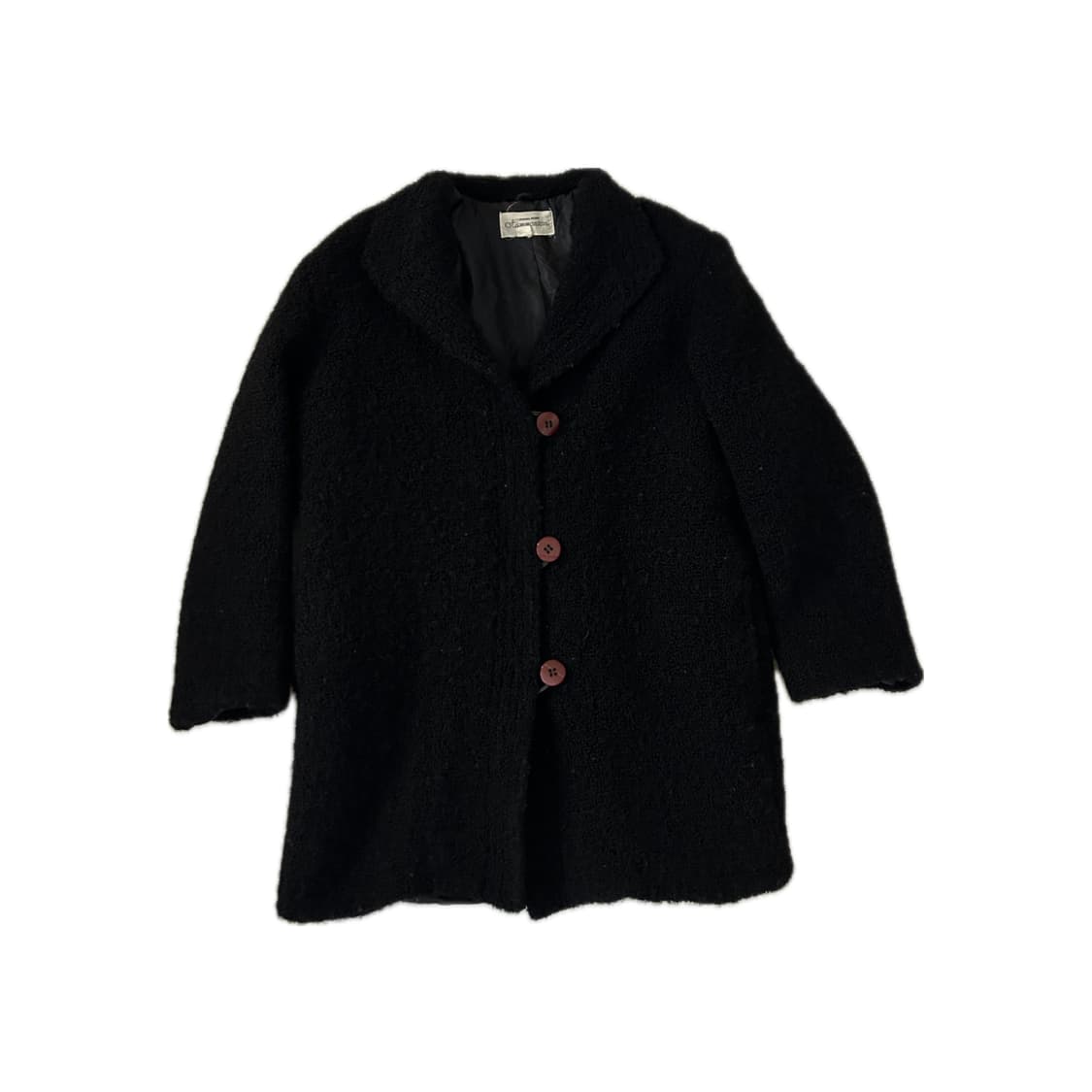 Vintage wool jacket black coat 상품이미지1