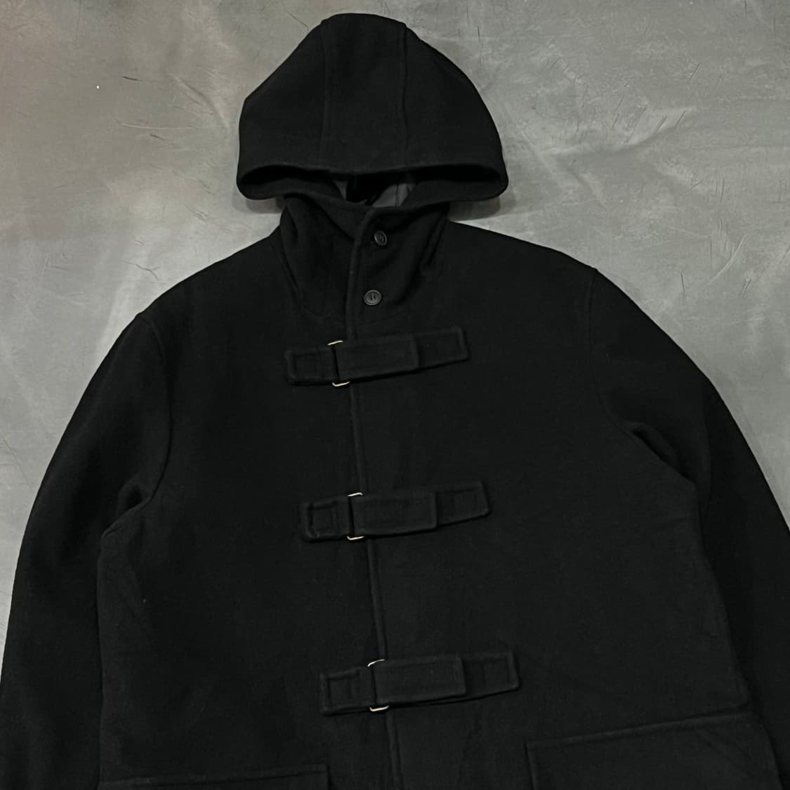  D'homme A homme 벨크로 후드 코트 y14606 상품이미지3