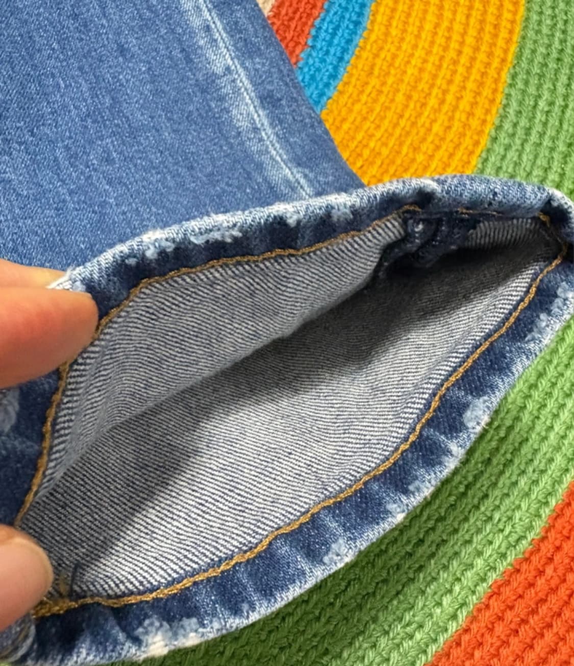 Off -White오프화이트 슬림진중청팬츠

 상품이미지9