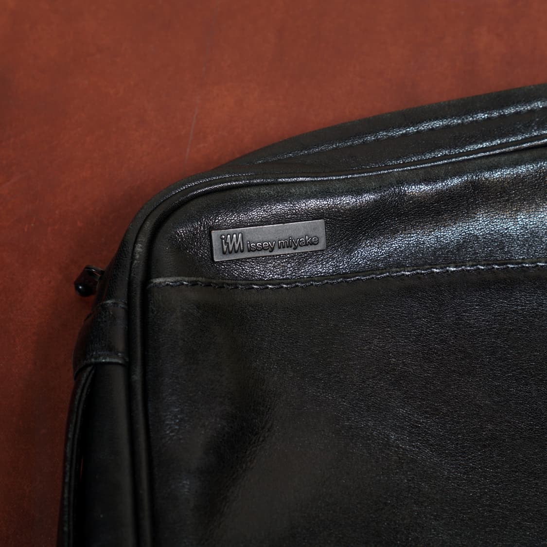 이세이미야케 빈티지 레더 파우치 백 상품이미지4