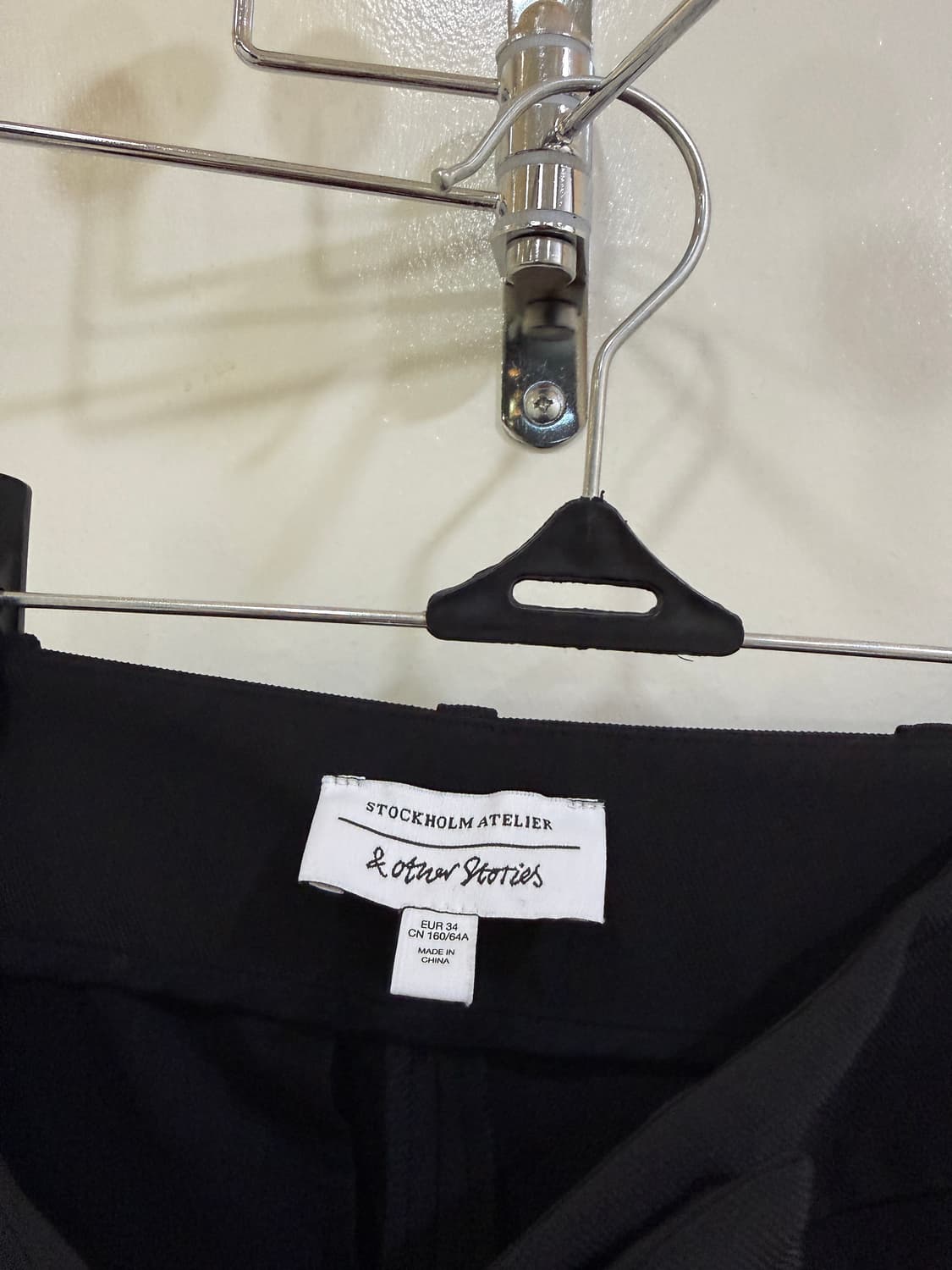 앤아더스토리즈 블랙 와이드 슬랙스(정품) 상품이미지3