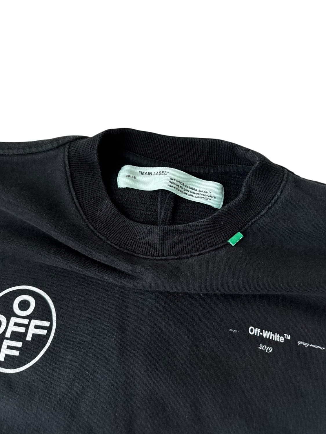 19ss 오프화이트 스탠실 애로우 맨투맨 상품이미지9