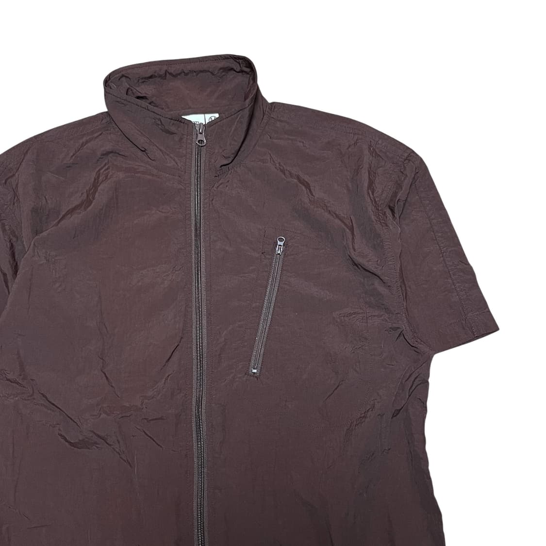 Partimento, Nylon Half Zip-Up Shirt_Brow 상품이미지3