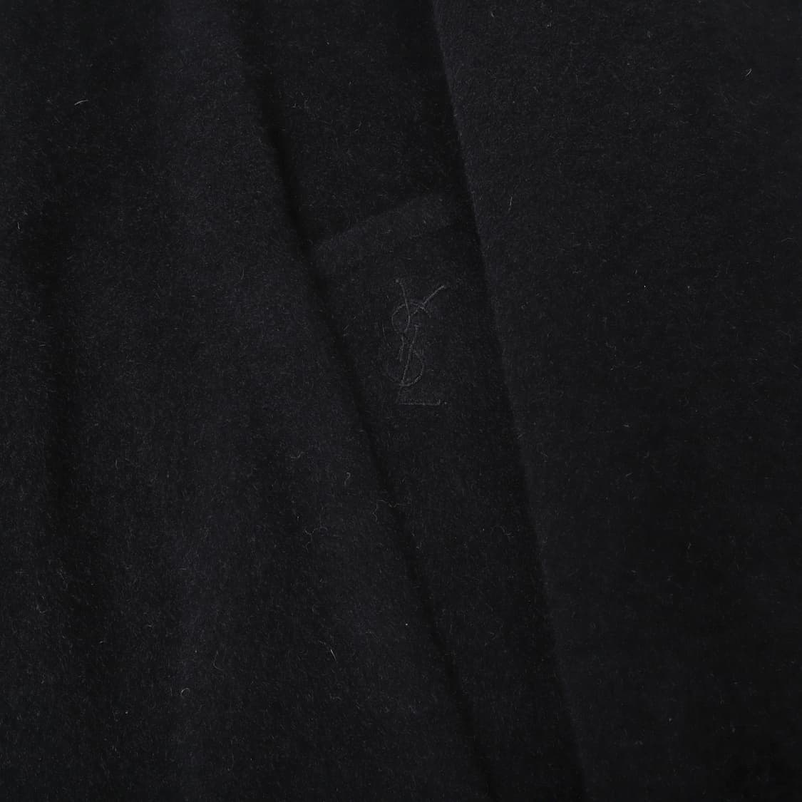 입생로랑 ysl 로고 울 하프 코트 상품이미지3