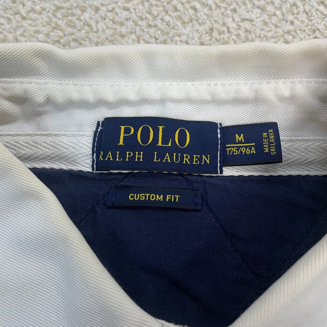 폴로 랄프로렌 크레스트 로고 스트라이프 럭비 티셔츠 상품이미지3