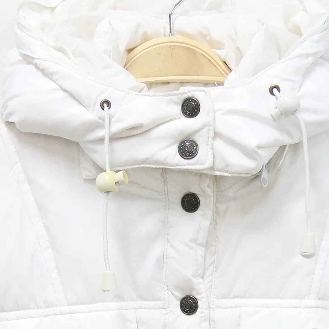 GEORGE PALOMALES  화이트 후드 패딩 61082 상품이미지3