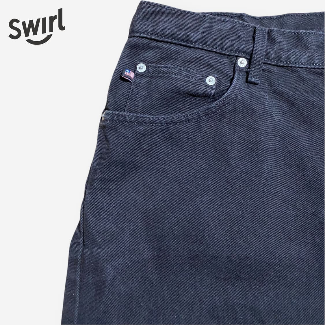 🌊Polo Sports Wide Black jeans 상품이미지5