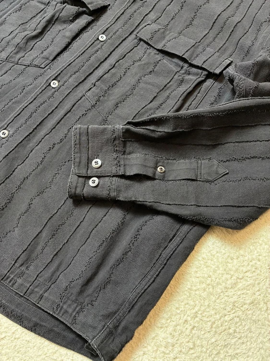 언어펙티드 22ss 코튼 빈티지드 셔츠 PN6366    상품이미지4