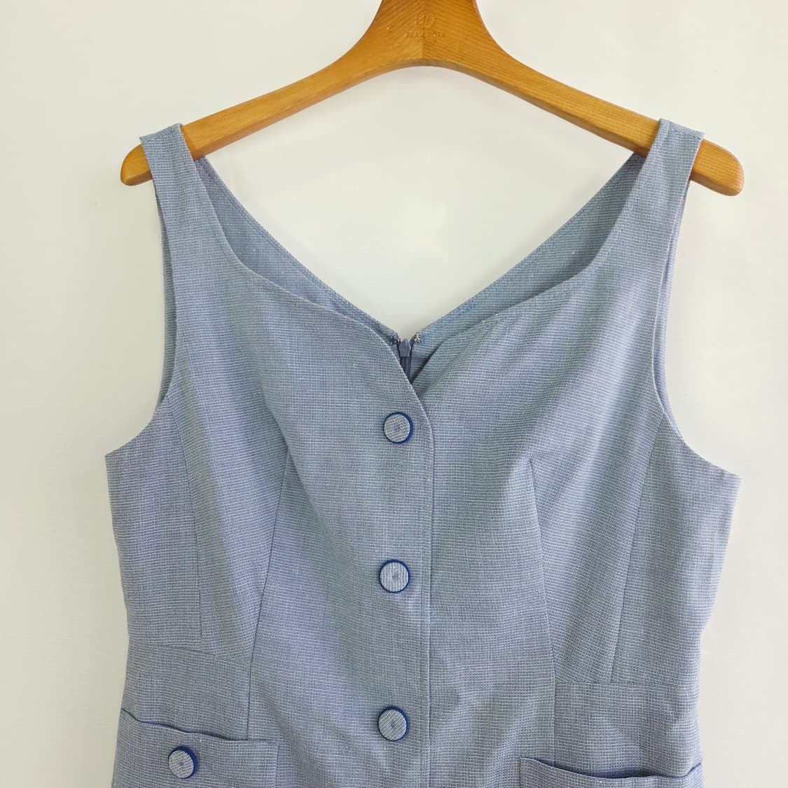 [KENNETH LADY] 케네스레이디 블루 버튼 원피스 여성 66 상품이미지3