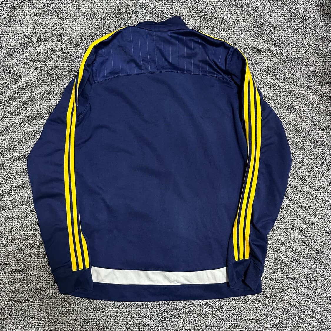 (M추천) 아디다스 레알 솔트레이크 트랙탑 네이비/옐로우 삼선 져지 상품이미지4