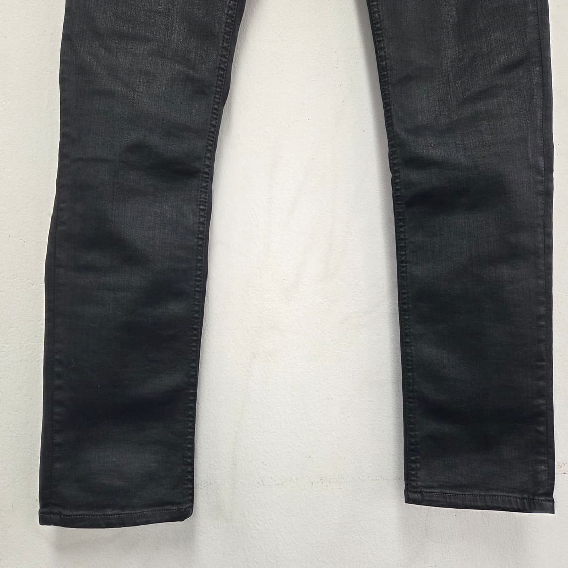 릭오웬스 다크셰도우 블랙왁스 코팅진 상품이미지4