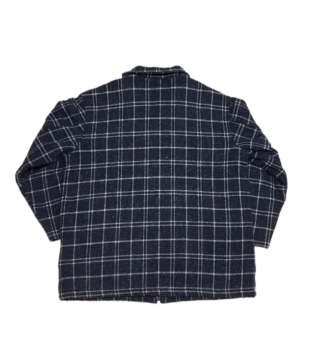 나이키 90s 빅로고 올드스쿨 체크 모직 코트 자켓 상품이미지4