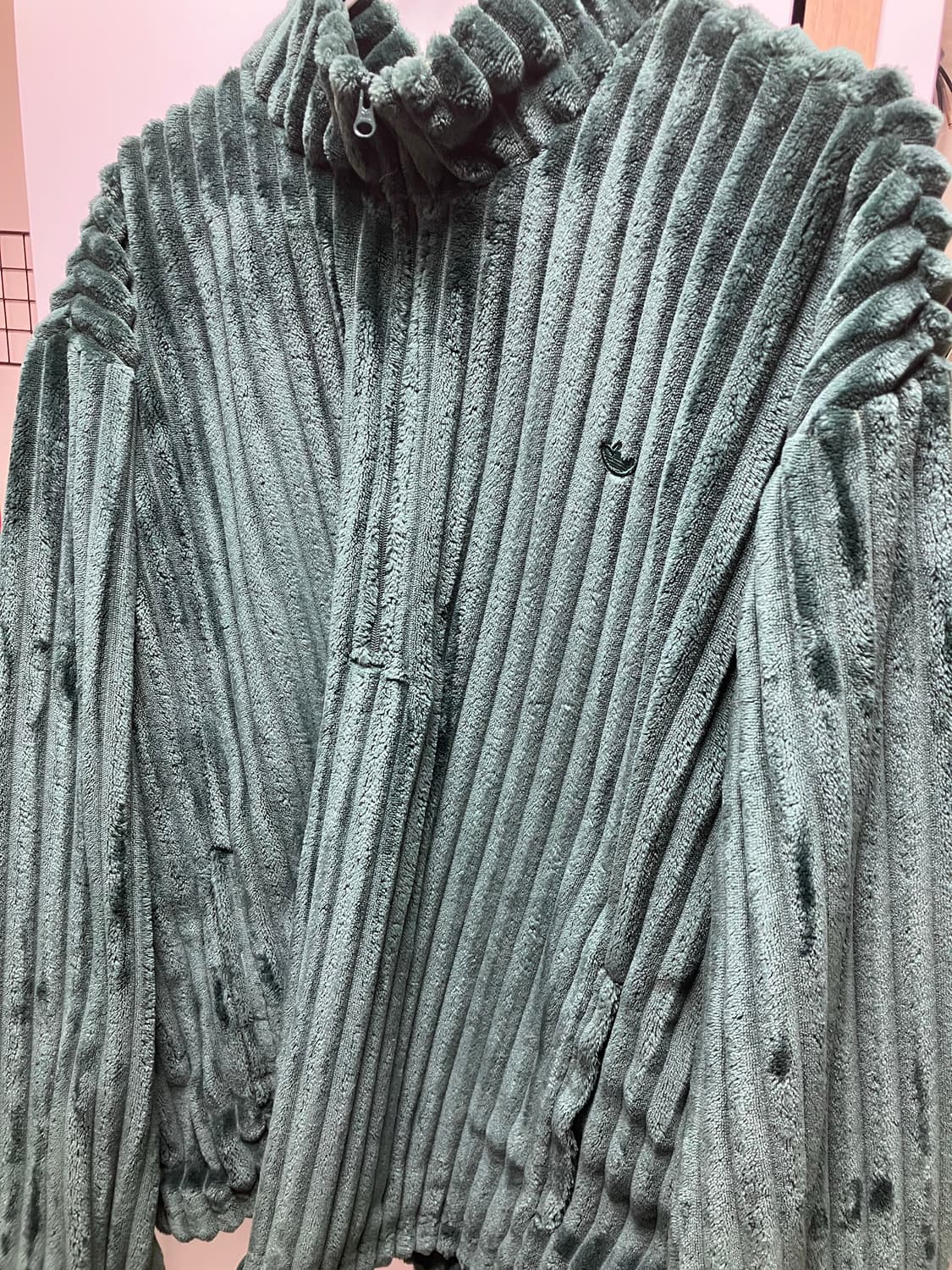 아디다스 오리지널 아디컬러 벨벳하프집업 상품이미지2