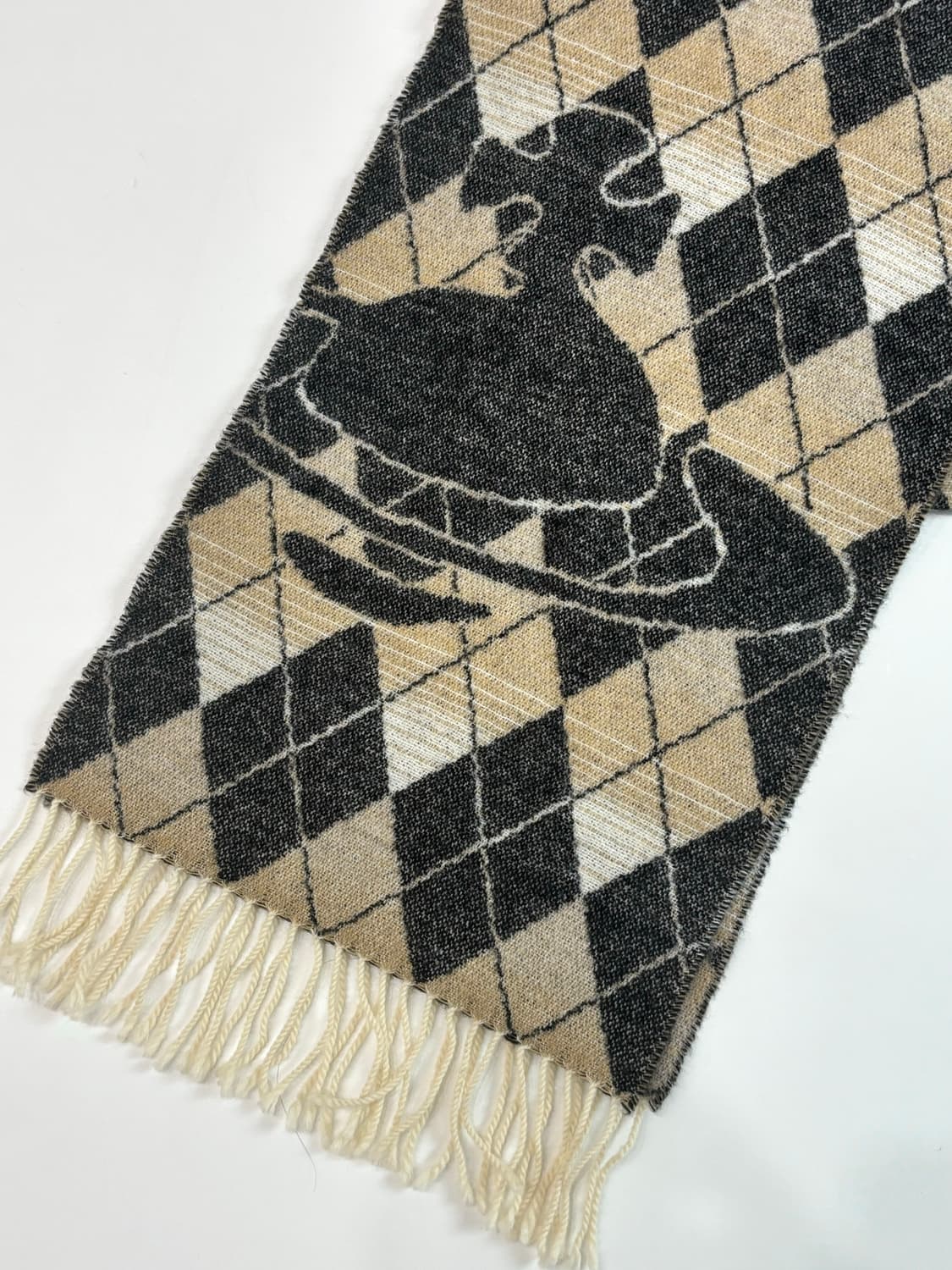 Vivienne Westwood 비비안웨스트우드 아가일패턴 울 머플러 상품이미지2