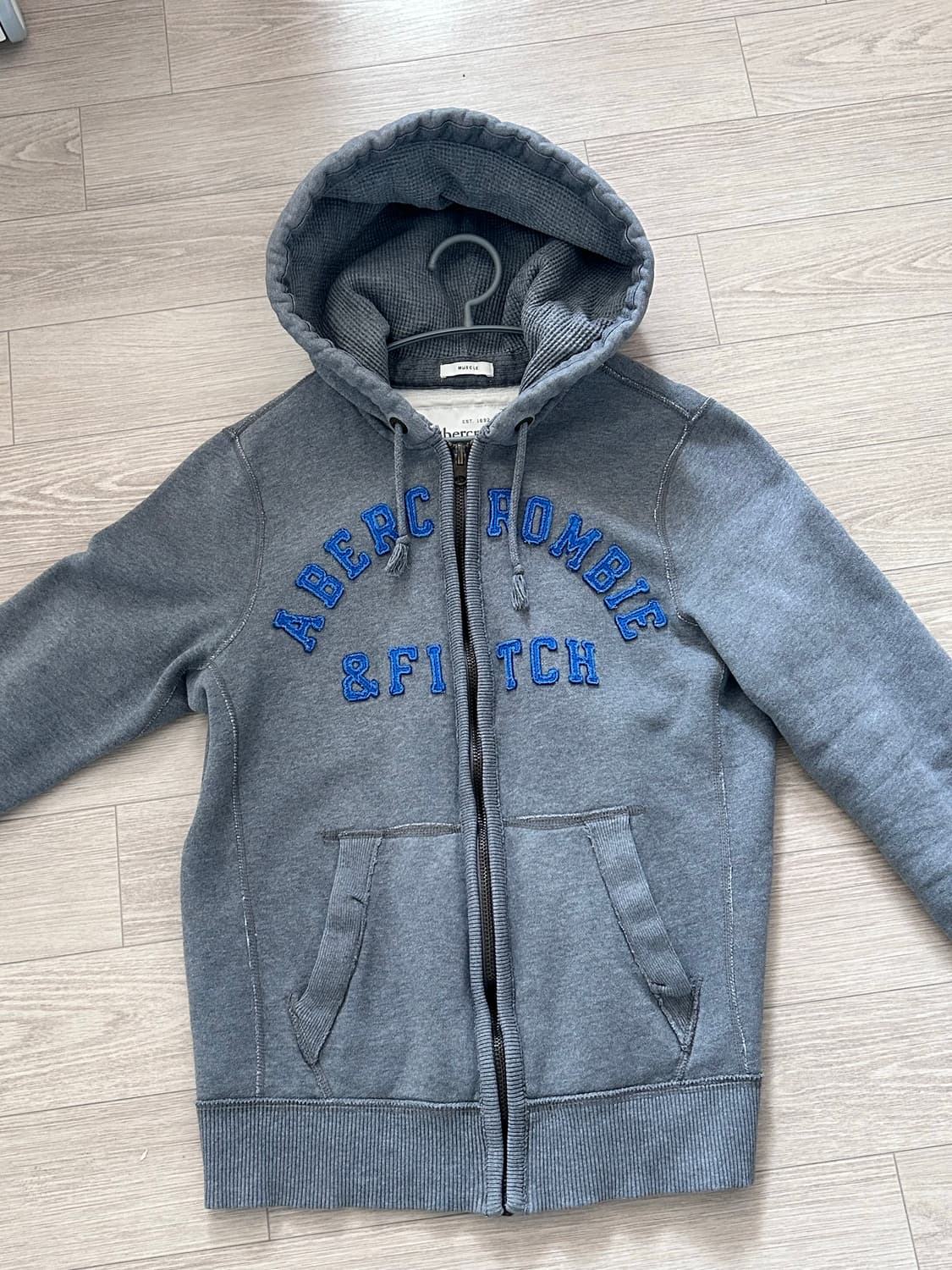 [m] 아베크롬비 후드집업 그레이 상품이미지1