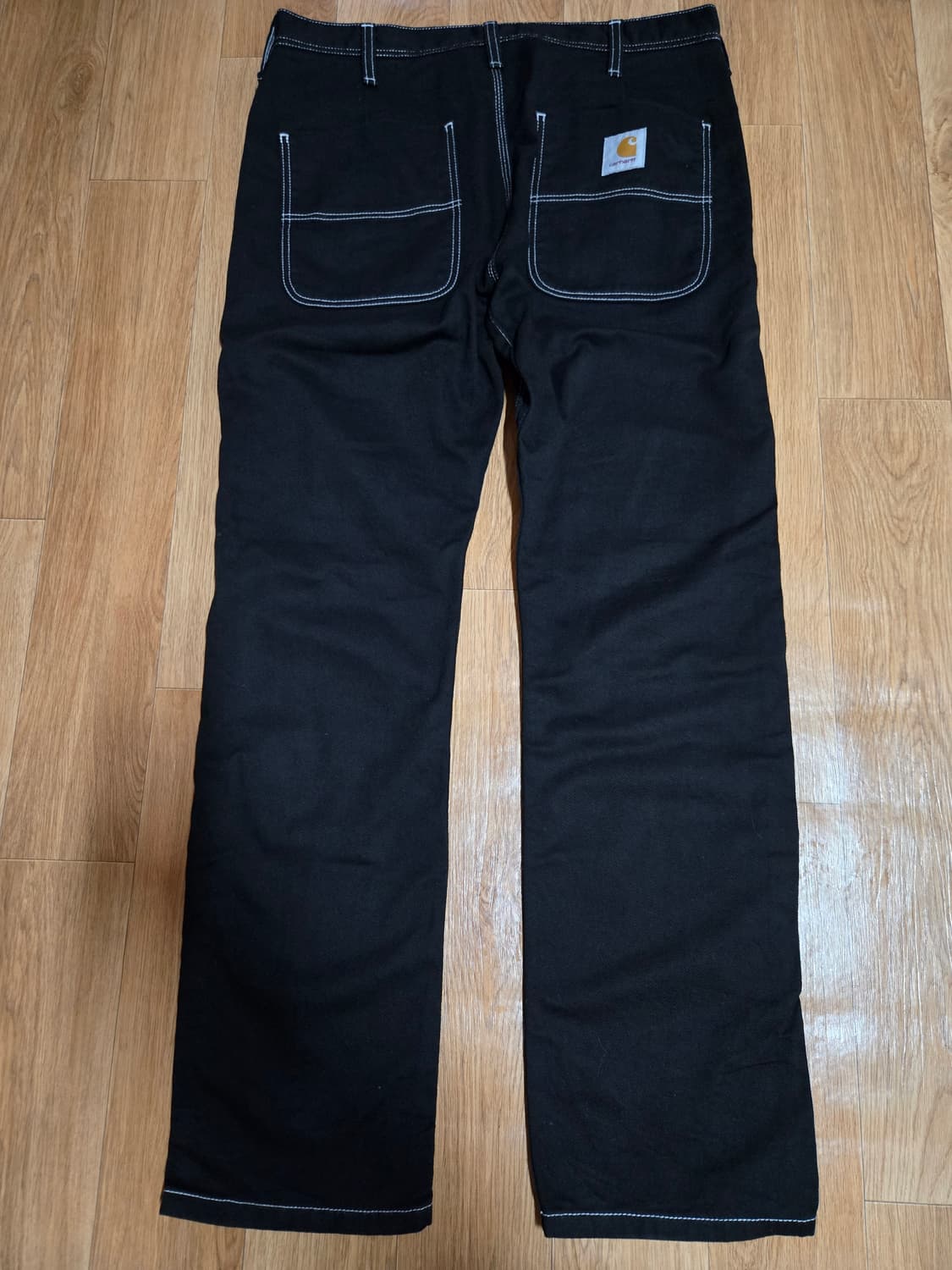 칼하트 블랙 스티지 심플 워크 팬츠(32×32) 상품이미지2