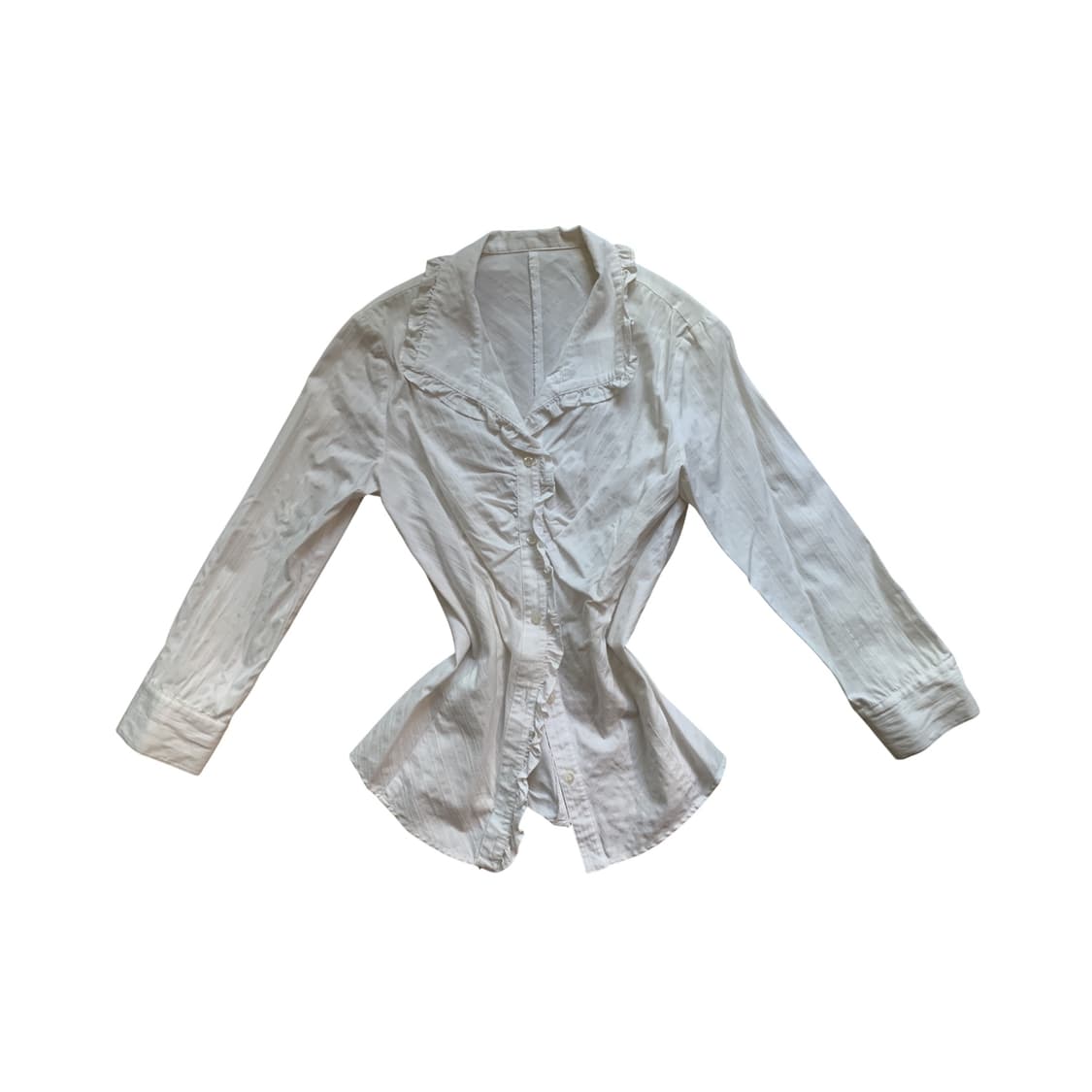 Geek-Chic Shirred Lce Shirt 상품이미지1