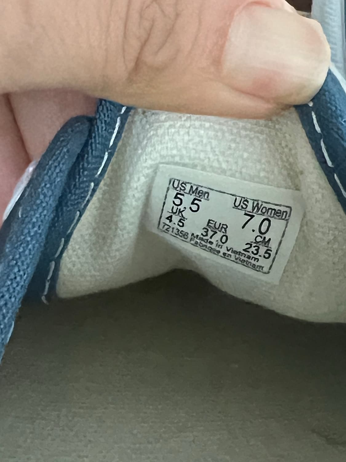 반스 어센틱 네이비 235 상품이미지4