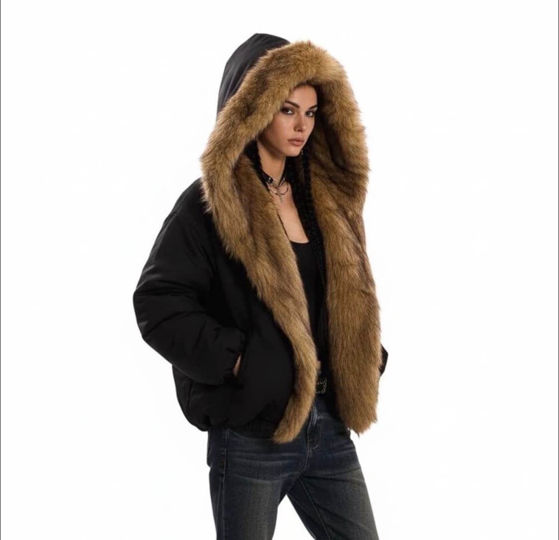 퍼후드 패딩 상품이미지2