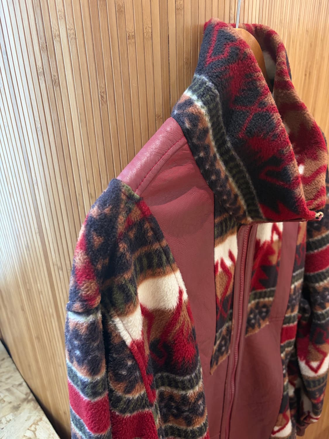 LEATHER FLEECE JACKET 상품이미지2