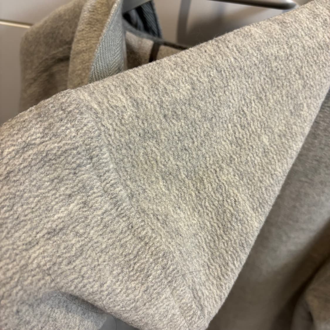 알레그리 울 100% 이태리 후드 코트 그레이 M 상품이미지5