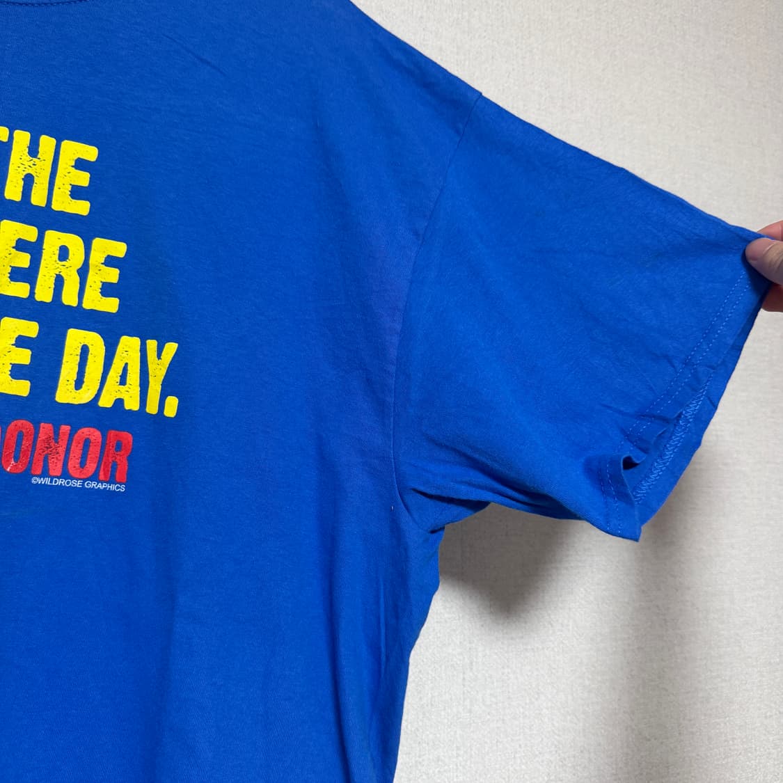 포트앤컴퍼니 블루 그래픽 반팔 XL 상품이미지4