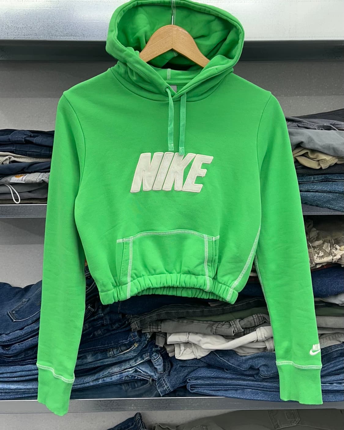 (WOMEN)나이키 크롭 후드-M1872 상품이미지2