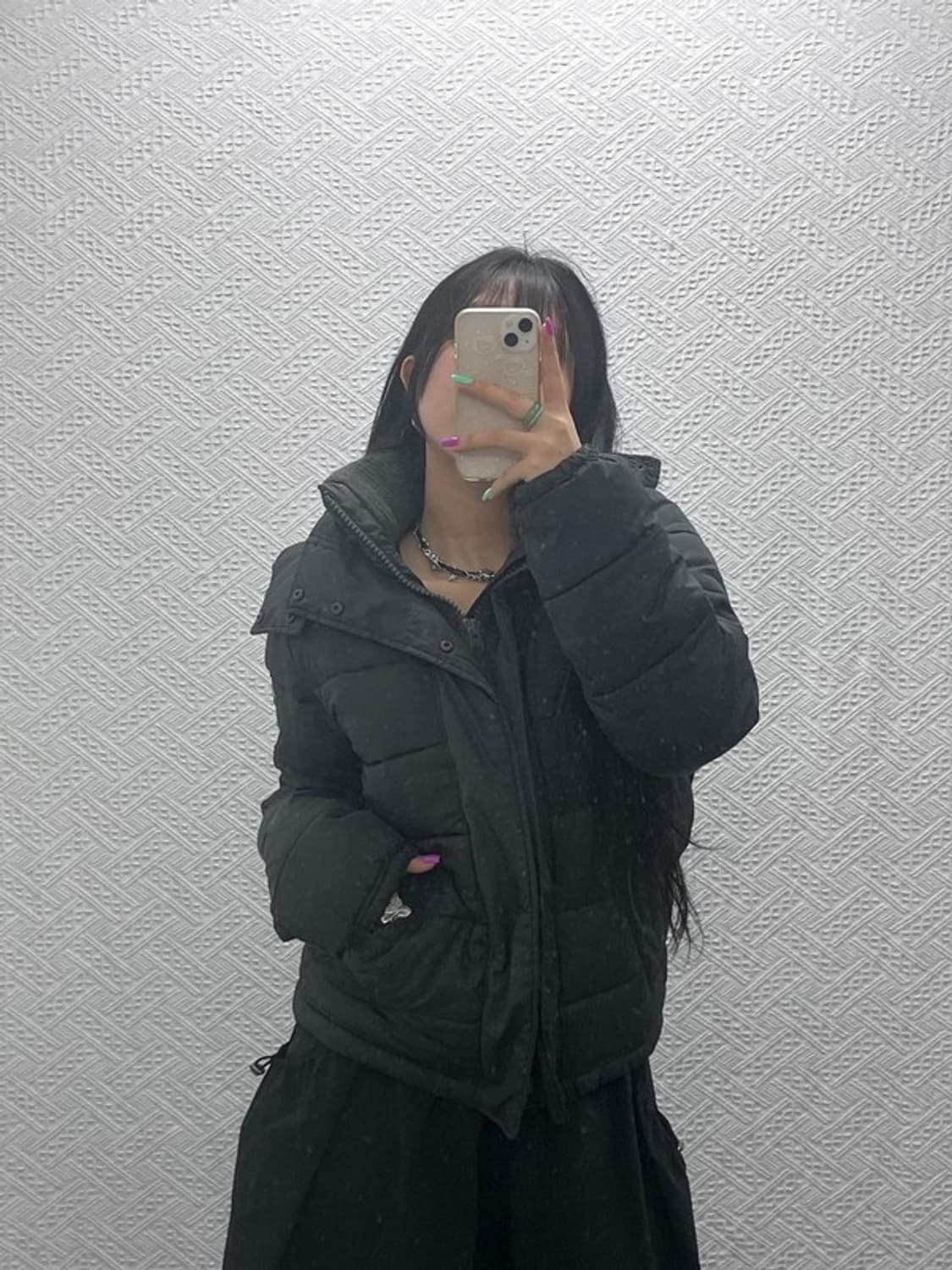 아베크롬비 올드스쿨 빈티지 암패치 캠쉘 패딩 100 C07250 상품이미지2