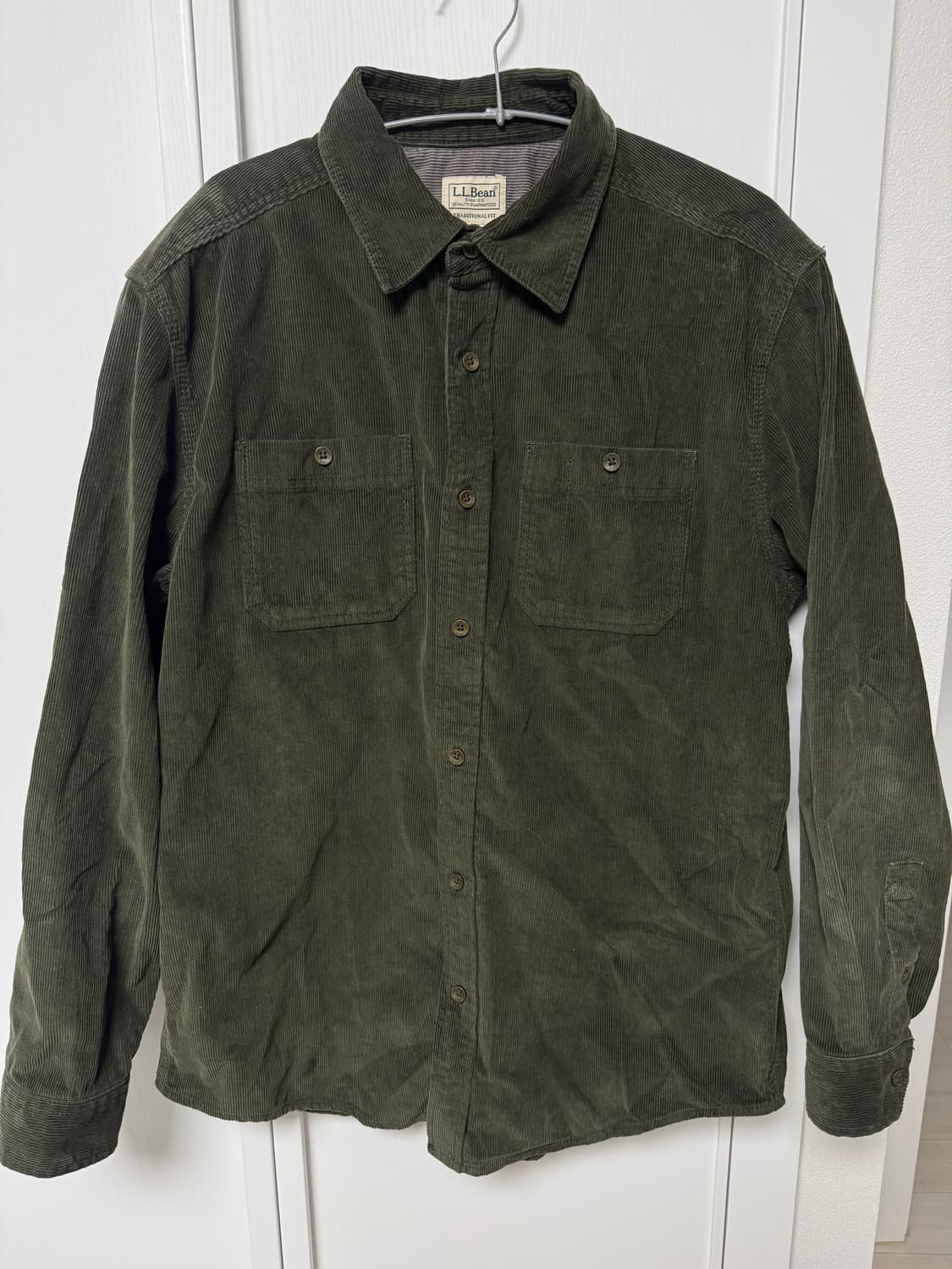 90s-00s 엘엘빈 코듀로이 셔츠 상품이미지1