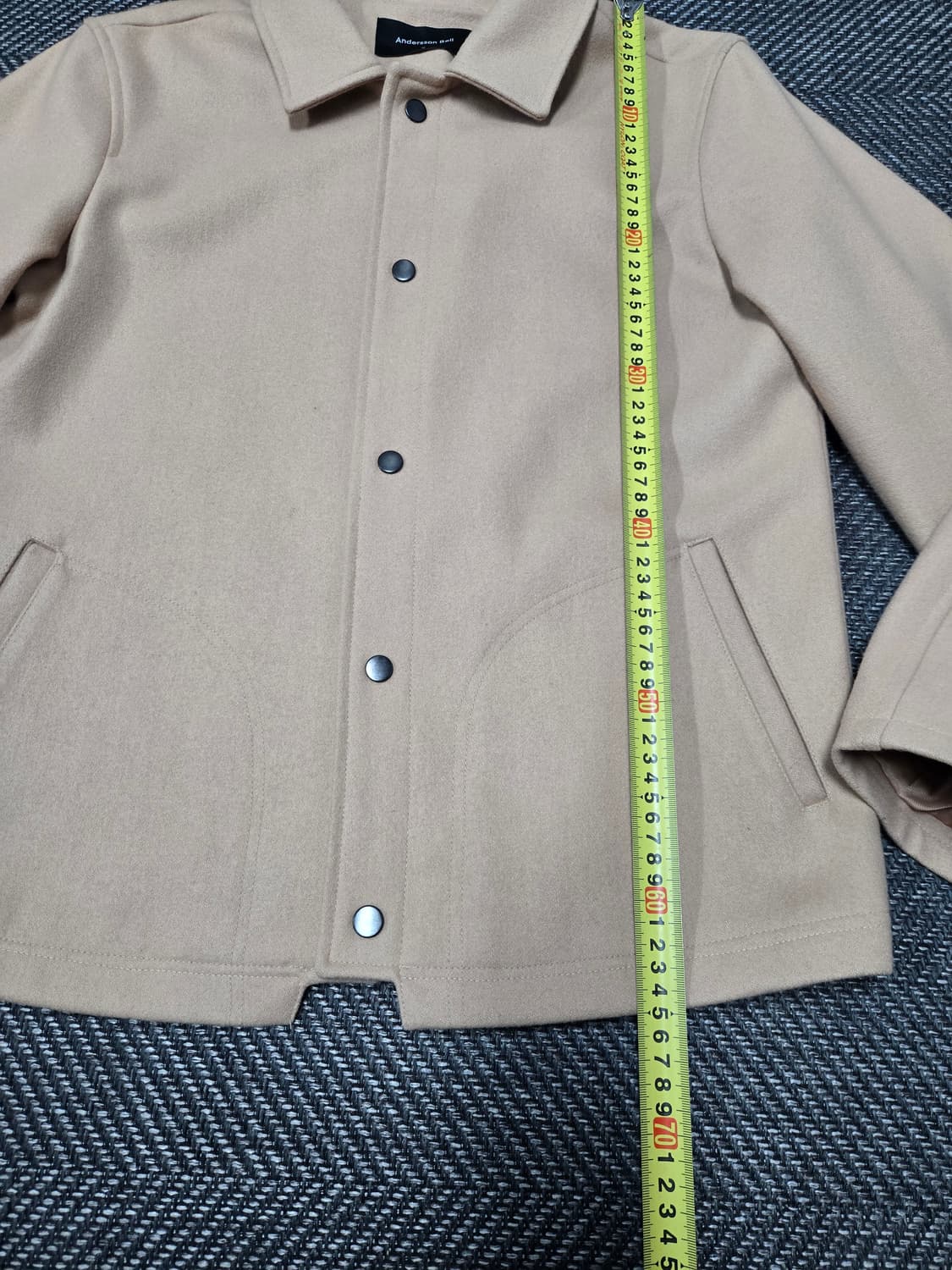 앤더슨벨 요한슨 울 코치 자켓 베이지 상품이미지9