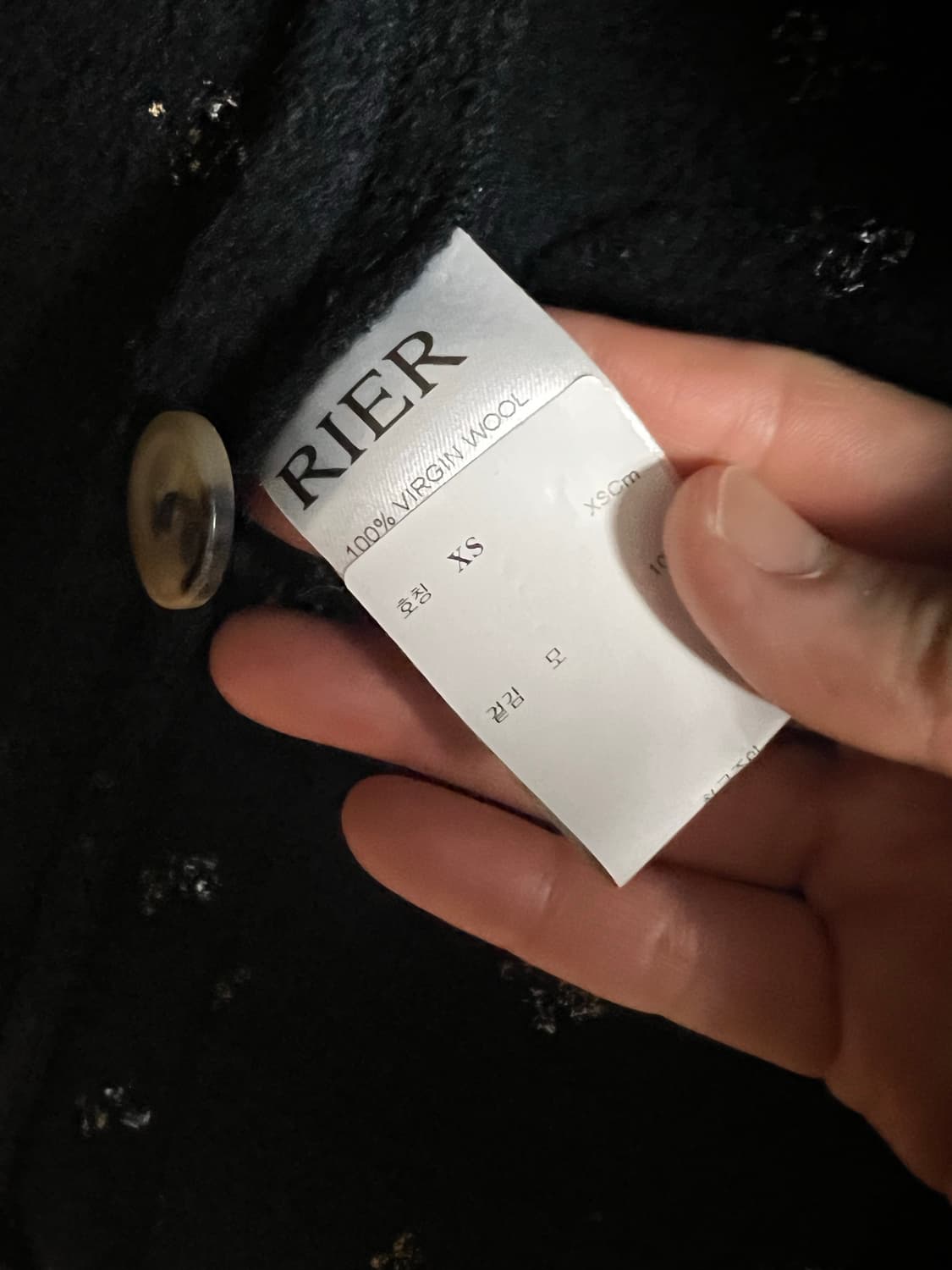Rier 워커 자켓 플라워 블랙 walker jacket flowers 상품이미지7