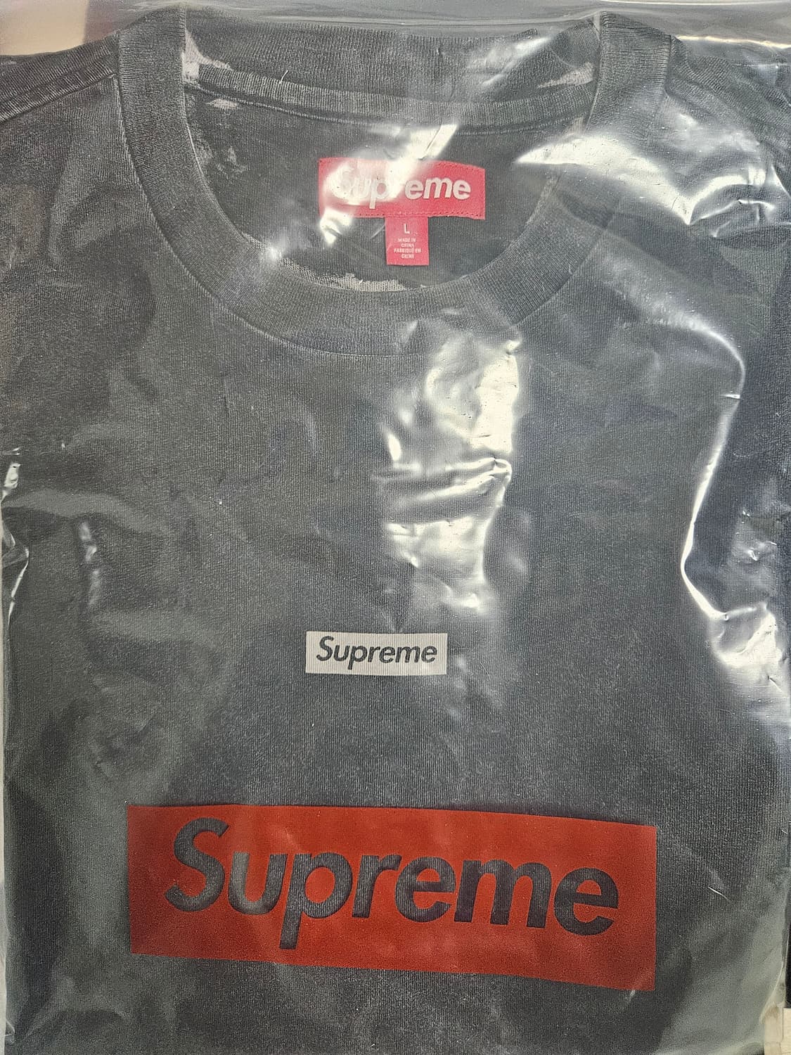 슈프림 오버프린트 스몰박스 티셔츠 상품이미지1